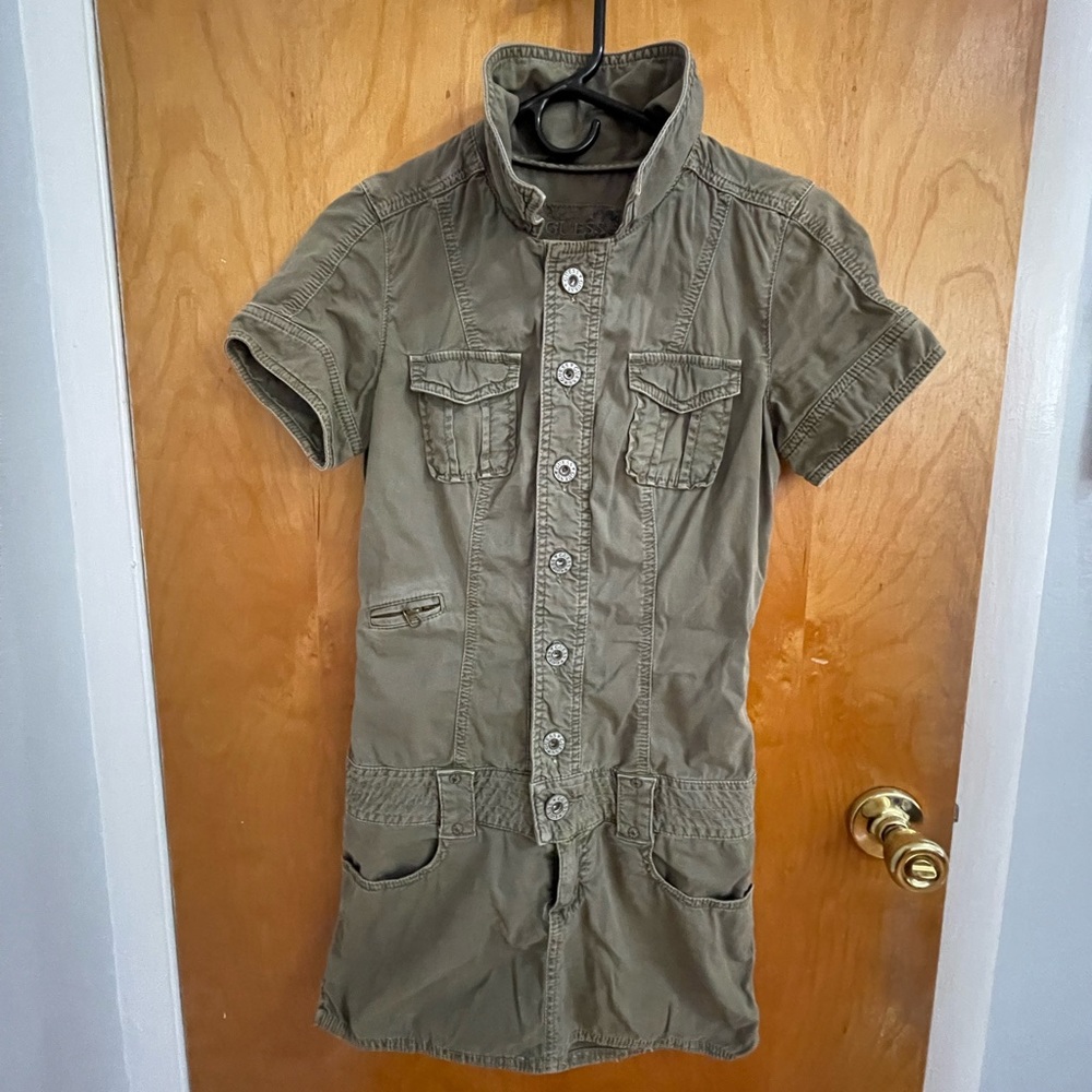 GUESS jeans denim utility dress